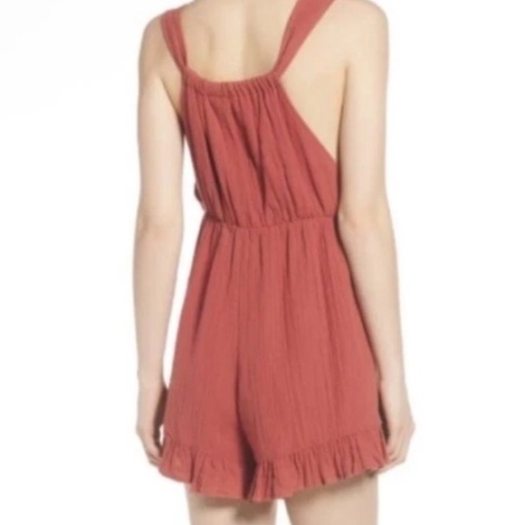 BP Rustic Colored Ruffle Romper Size Small - Picture 6 of 15